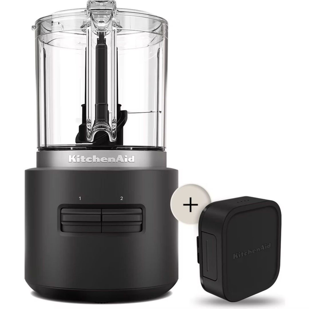 KITCHENAID 5KFCR531BM Cordless Chopper - Black, Black - Image 1