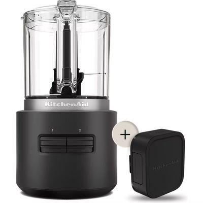 KITCHENAID 5KFCR531BM Cordless Chopper - Black, Black