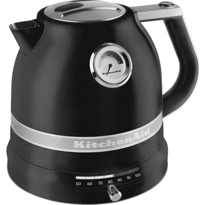 KITCHENAID Artisan Variable Temperature 5KEK1522BBK Jug Kettle - Cast Iron Black, Black