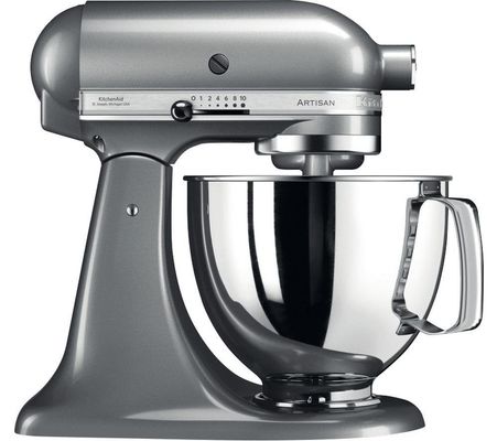 KITCHENAID Artisan 5KSM125BCU Stand Mixer - Contour Silver, Silver/Grey