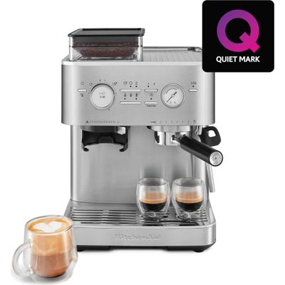 KITCHENAID 5KES6551BSX Bean to Cup Espresso Machine - Stainless steel, Stainless Steel