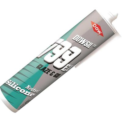 Dowsil 4068751/C05 799 Glaze & Go Silicone Sealant Clear 310Ml