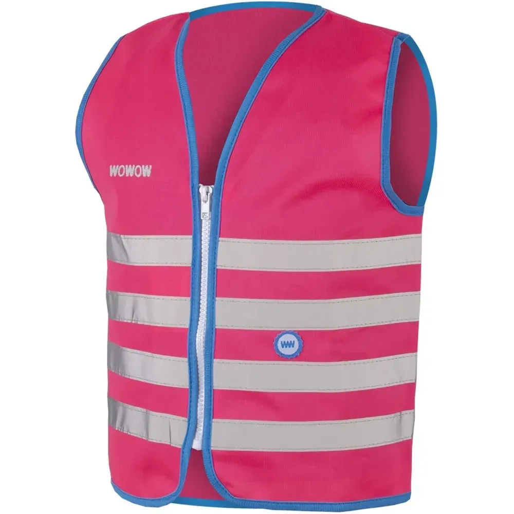 Wowow Fun Kids Safety Hi-Viz Vest Refective/ Fluorescent Pink - Image 1