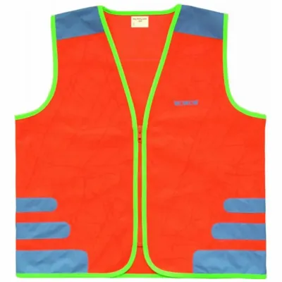 Wowow Nutty Kids Safety Cycling Vest Hi-Viz Reflecticve/Orange
