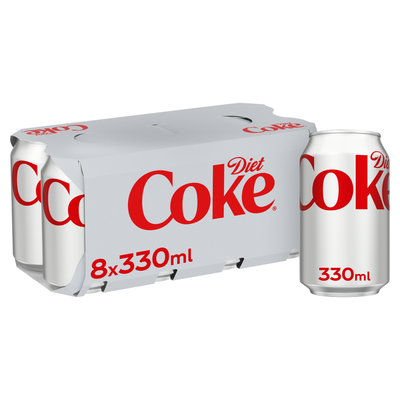 Diet Coke 8 x 330ml - Thumbnail 2