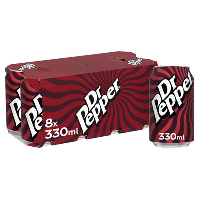 Dr Pepper 8 x 330ml - Thumbnail 2