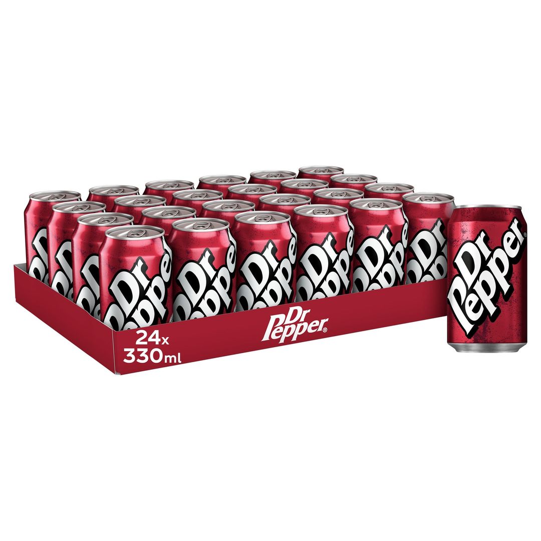 Dr Pepper 24 x 330ml - Image 1