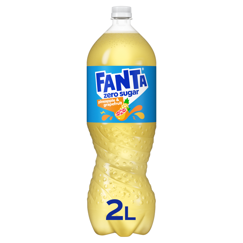 Fanta Pineapple & Grapefruit Zero Sugar 2L - Image 1