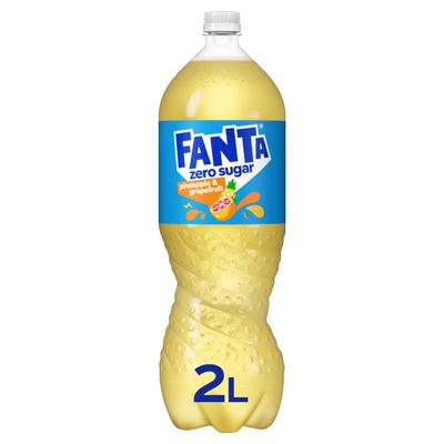 Fanta Pineapple & Grapefruit Zero Sugar 2L - Thumbnail 2