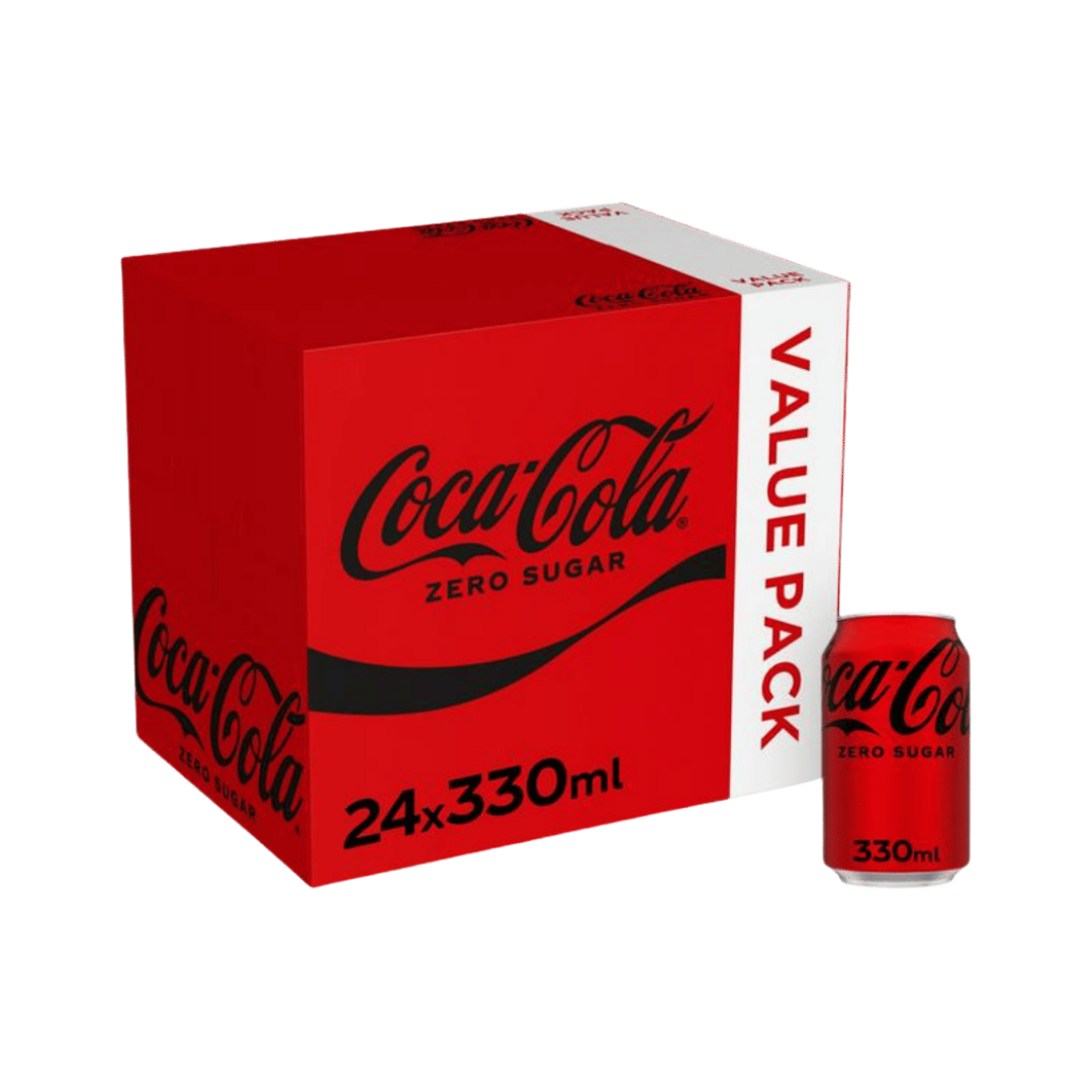 Coca-Cola Zero Sugar 24 x 330ml - Image 1