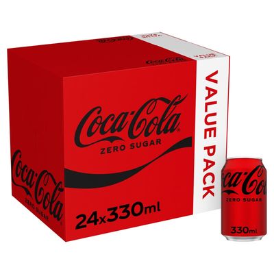 Coca-Cola Zero Sugar 24 x 330ml - Thumbnail 2