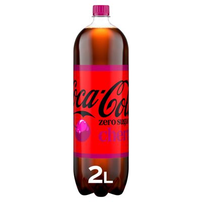 Coca-Cola Zero Sugar Cherry 2 L - Thumbnail 2