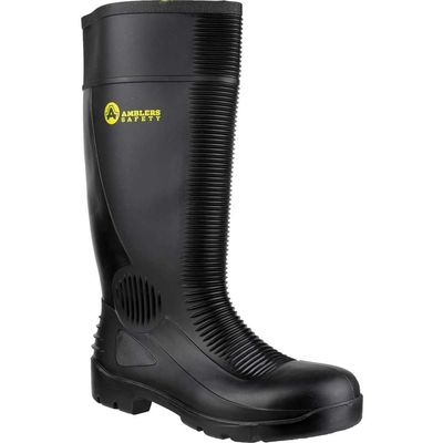 Amblers Safety FS100 Construction Safety Wellington Black Size 10.5