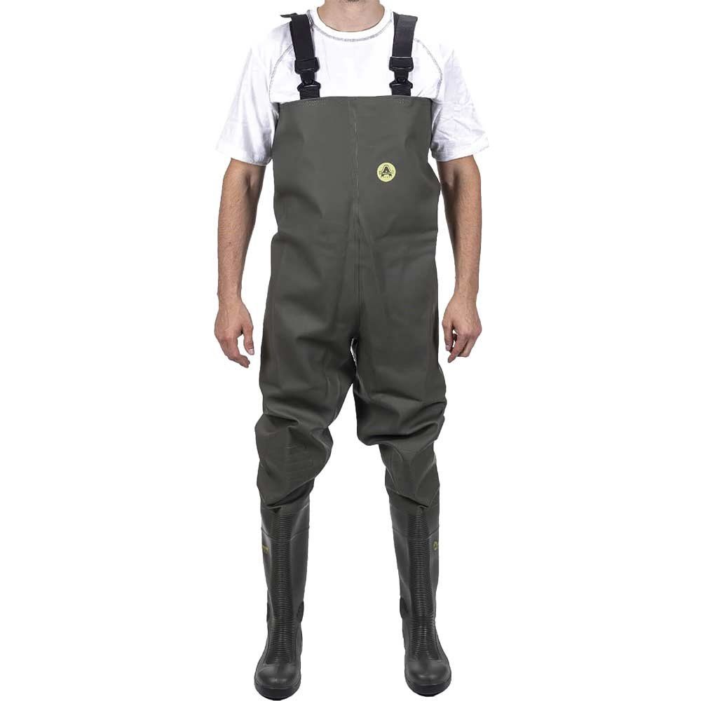 Amblers Safety Tyne Chest Safety Wader Green Size 4 - Image 1