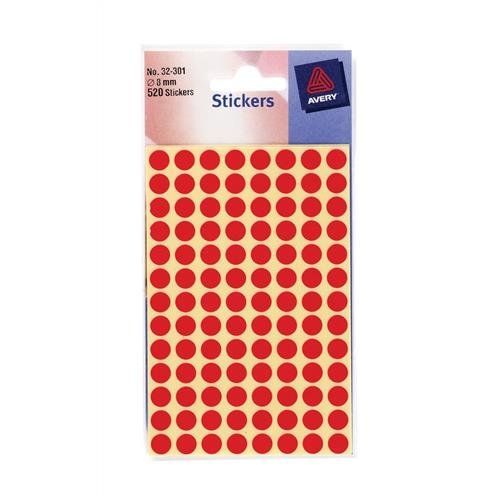 Avery Coloured Labels in Packets - Image 1