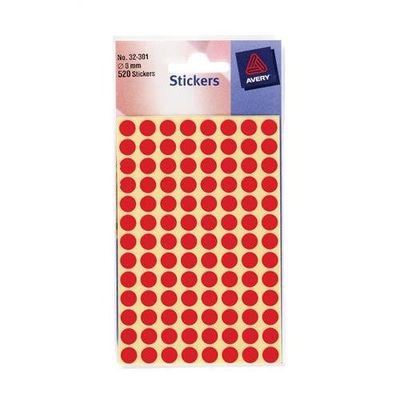 Avery Coloured Labels in Packets
