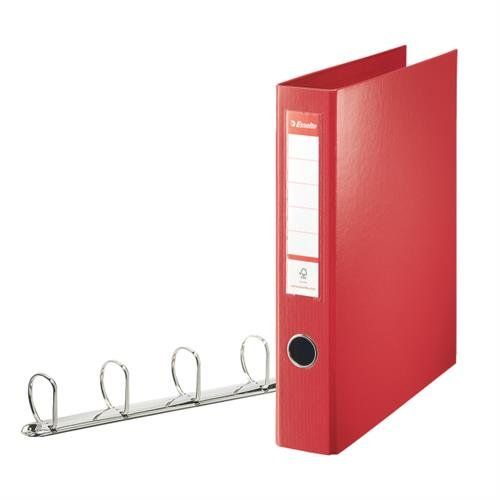 Esselte Standard 4-Ring Binders ring binder A4 Red - Image 1