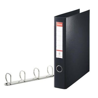 Esselte Standard 4-Ring Binders ring binder A4 Black