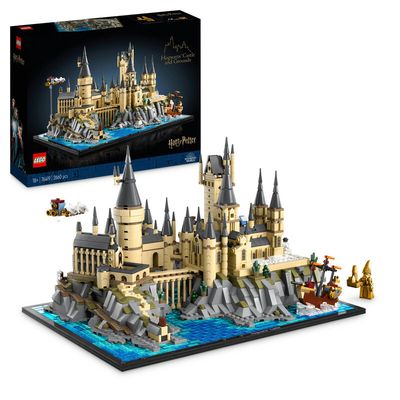 LEGO Harry Potter 76419 Hogwarts Castle and Grounds Set for Adults