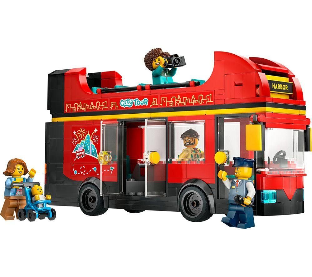 LEGO City 60407 Red Double-Decker Sightseeing Bus Set - Image 1