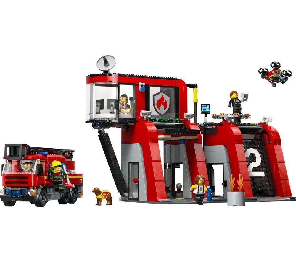 LEGO City 60414 Fire Station with Fire Truck - Image 1