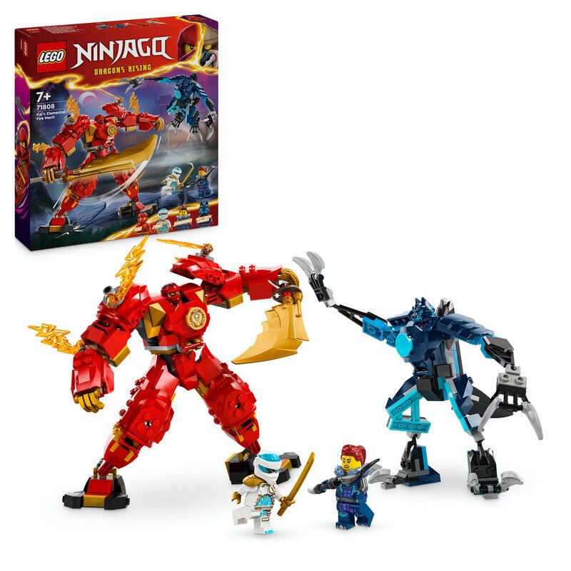 LEGO Ninjago 71808 Kai's Elemental Fire Mech Set - Image 1