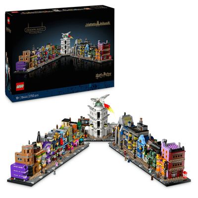 LEGO Harry Potter 76444 Diagon Alley Wizarding Shops Set for Adults