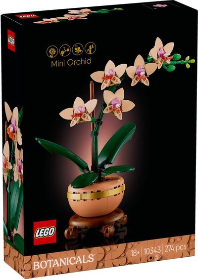 LEGO Botanicals 10343 Mini Orchid Home Décor Set for Adults