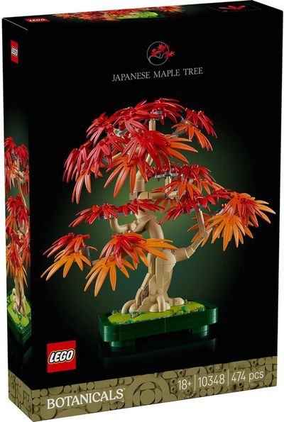 LEGO Botanicals 10348 Japanese Red Maple Bonsai Tree Set for Adults