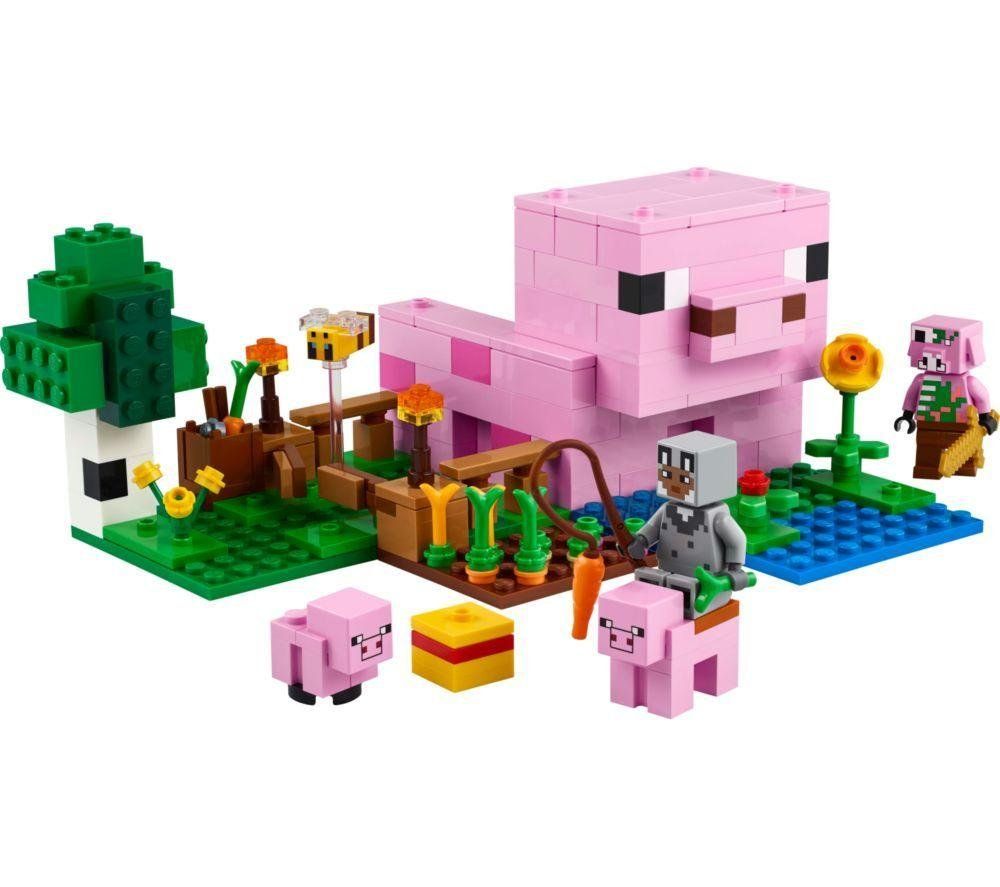 LEGO Minecraft 21268 The Baby Pig House Set - Image 1