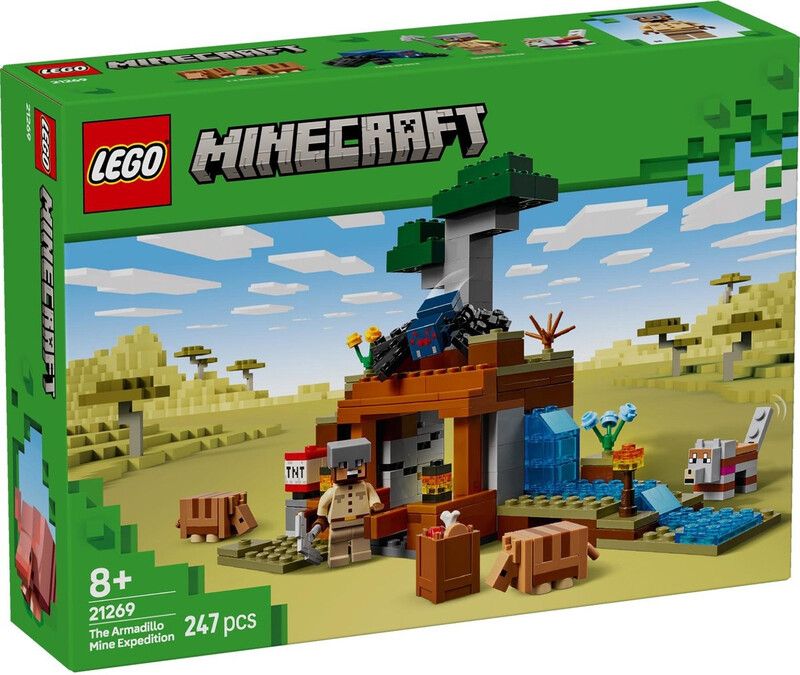 LEGO Minecraft 21269 The Armadillo Mine Expedition Set - Image 1
