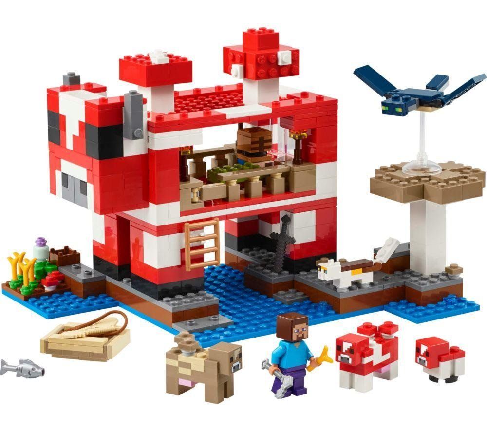 LEGO Minecraft 21270 The Mooshroom House Set - Image 1