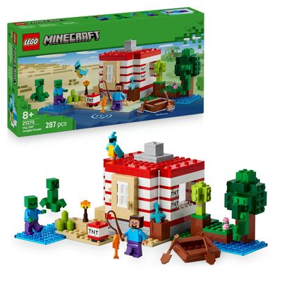LEGO Minecraft 21275 The TNT Jungle House Set