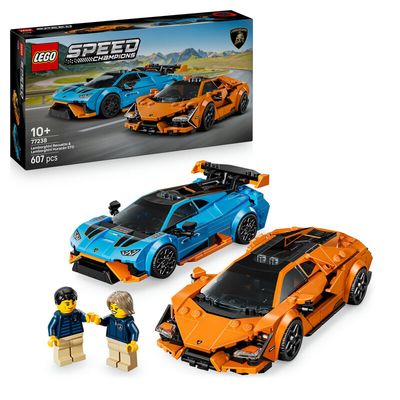 LEGO Speed Champions 77238 Lamborghini Revuelto & Huracan STO Set