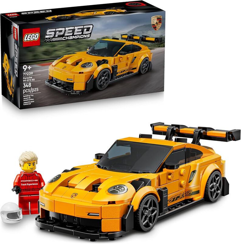 LEGO Speed Champions 77239 Porsche 911 GT3 RS Super Car Set - Image 1