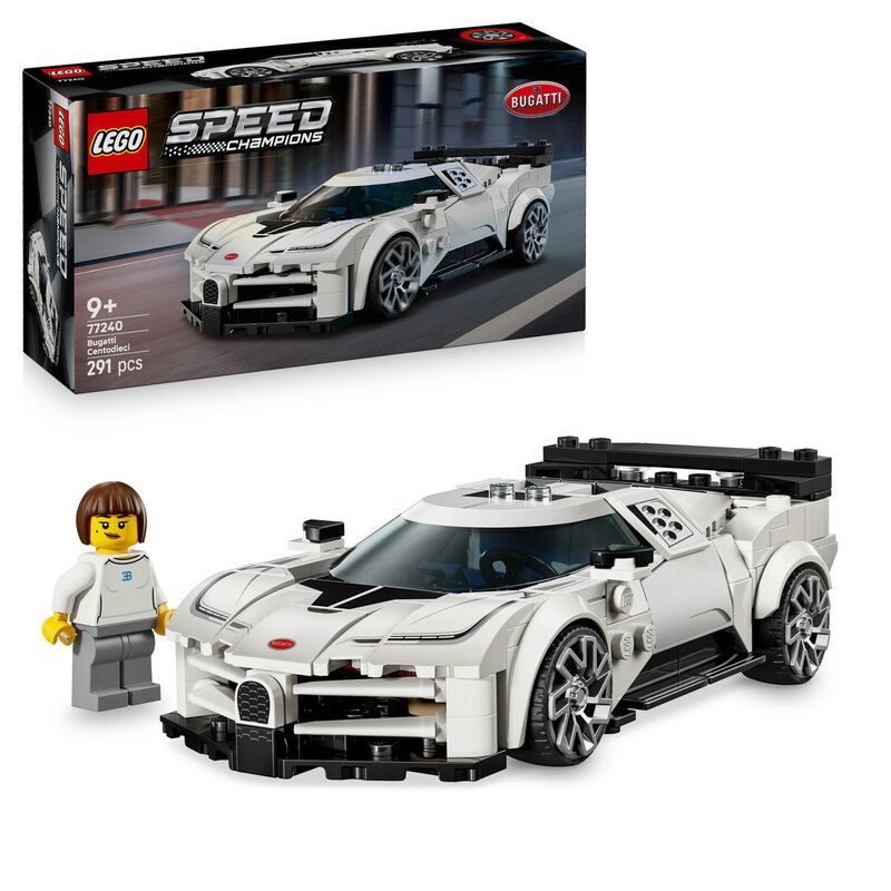LEGO Speed Champions 77240 Bugatti Centodieci Hyper Sports Car Set - Image 1