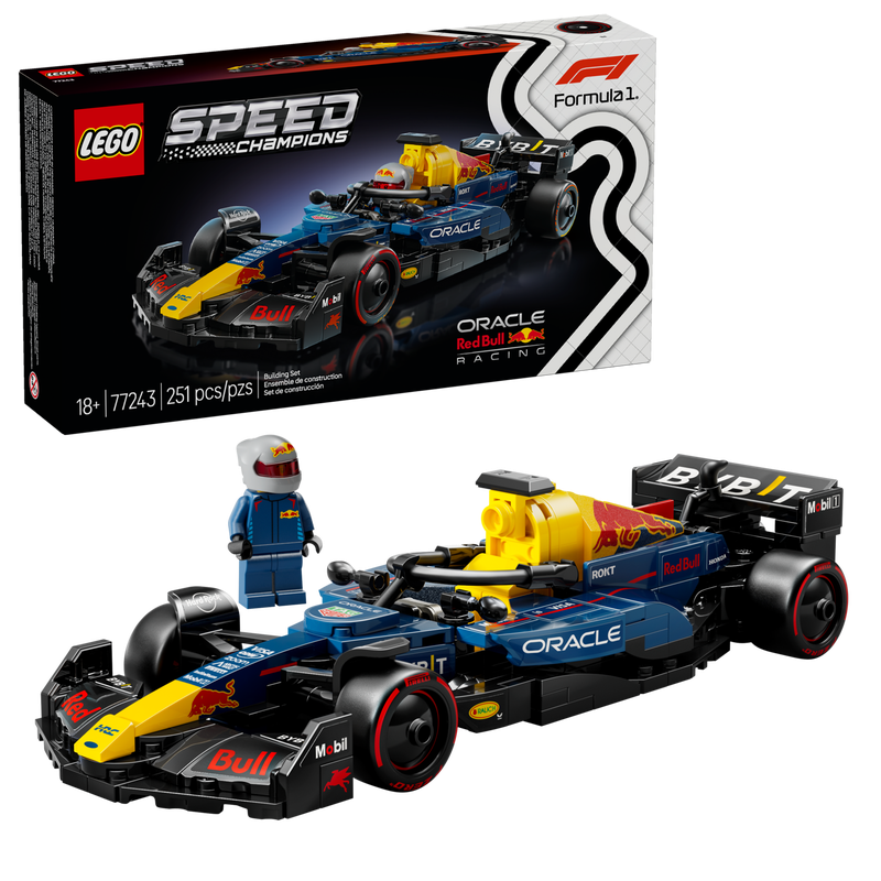 LEGO Speed Champions 77243 Red Bull Racing RB20 F1 Race Car Set for Adults - Image 1