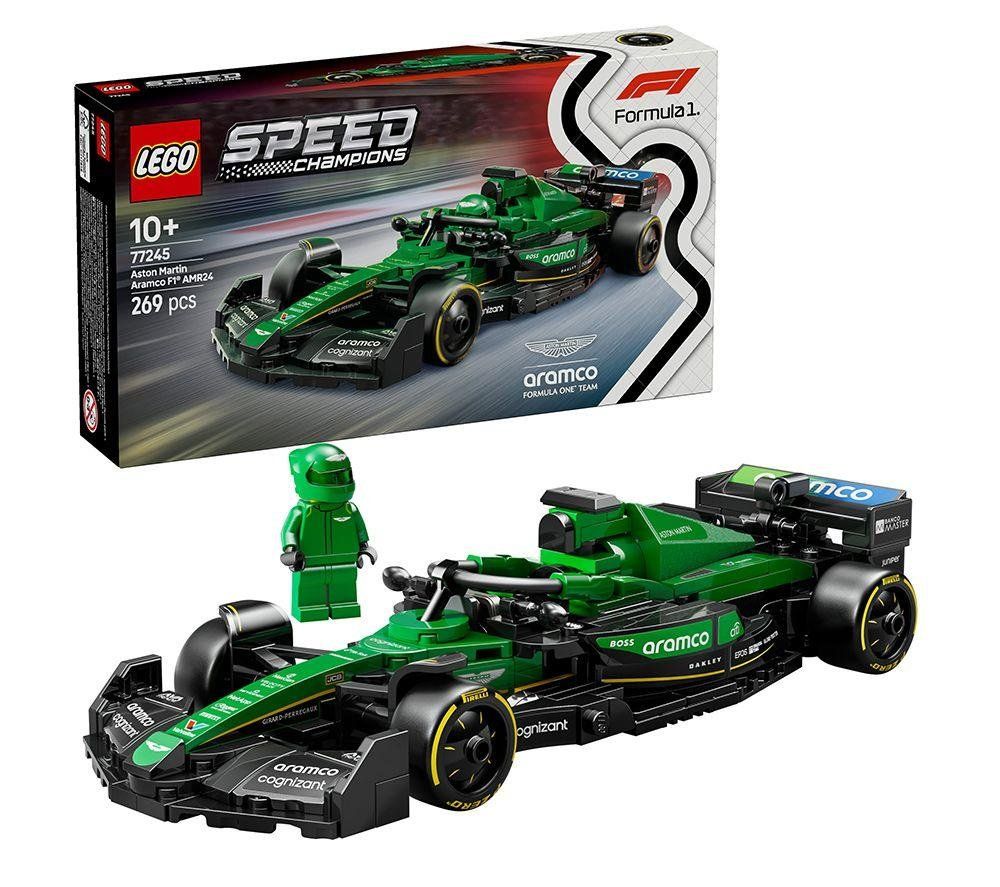 LEGO Speed Champions 77245 Aston Martin Aramco F1 AMR24 Race Car Set - Image 1