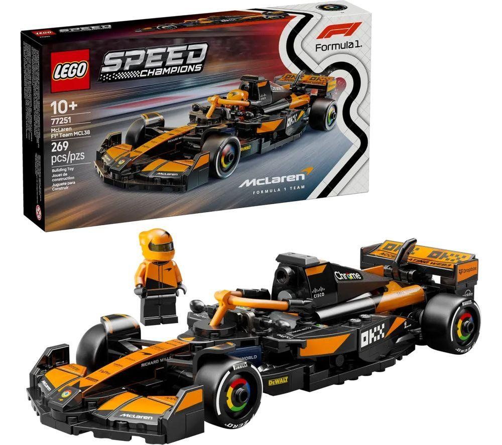 LEGO Speed Champions 77251 McLaren F1 Team MCL38 Race Car Set - Image 1