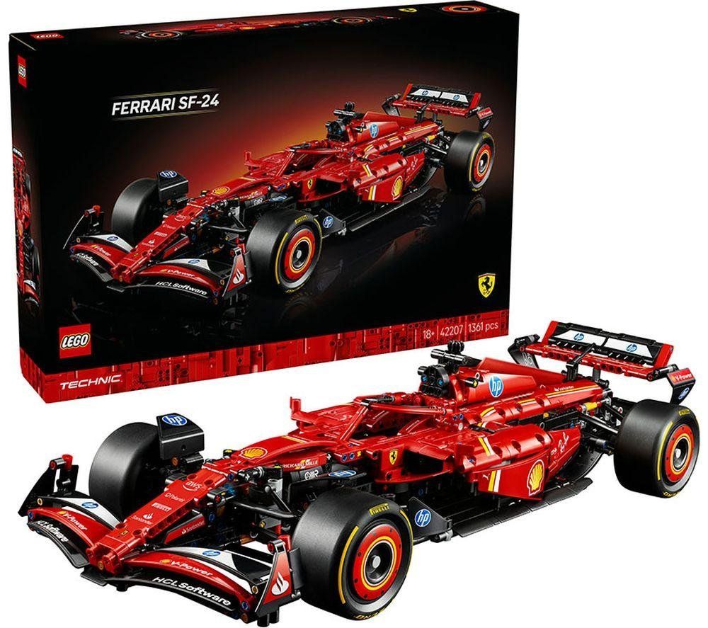 LEGO Technic 42207 Ferrari SF-24 F1 Car Set for Adults - Image 1