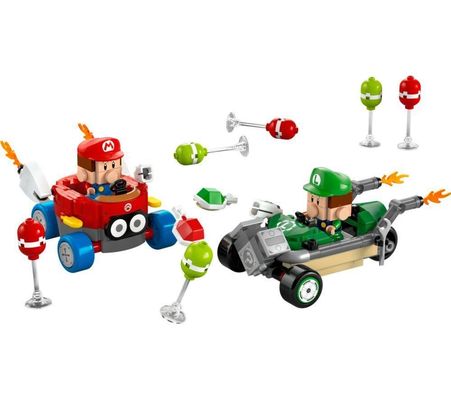 LEGO Super Mario 72034 Mario Kart - Baby Mario vs. Baby Luigi Set - Thumbnail 2