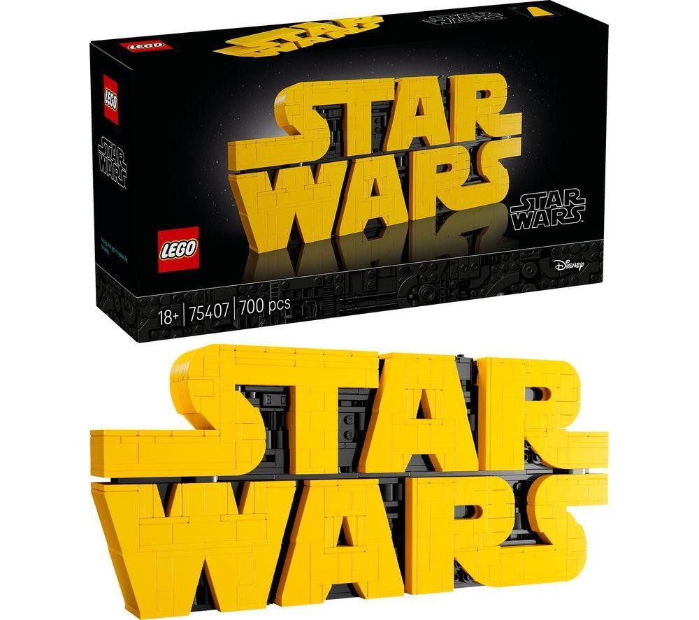 LEGO Star Wars 75407 Brick-Built Star Wars Logo Set for Adults - Image 1