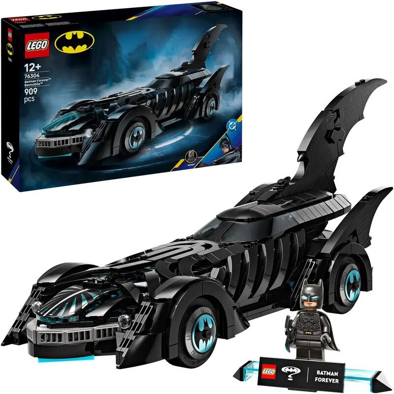 LEGO Super Heroes 76304 Batman Forever Batmobile Toy Car Set - Image 1
