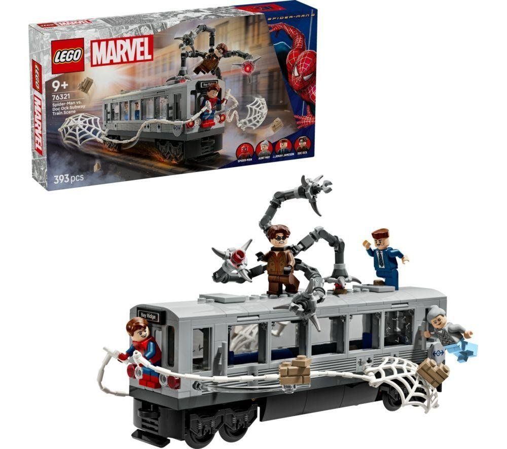 LEGO Marvel 76321 Spider-Man vs. Doc Ock Subway Train Scene Set - Image 1