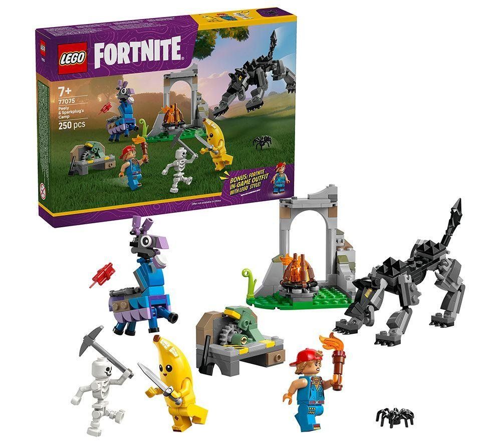 LEGO Fortnite 77075 Peely & Sparkplug's Camp Set - Image 1