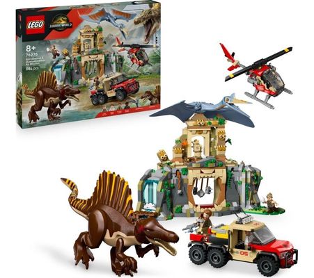 LEGO Jurassic World 76976 Spinosaurus & Quetzalcoatlus Air Mission Set - Thumbnail 2