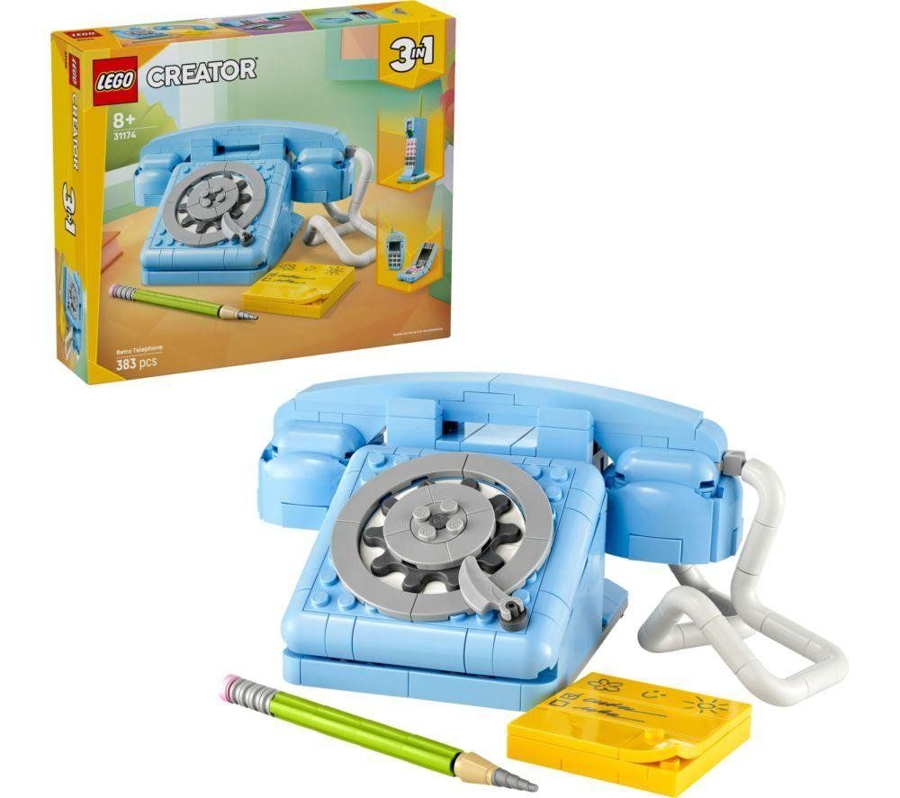 LEGO Creator 31174 3-in-1 Retro Telephone Set - Image 1