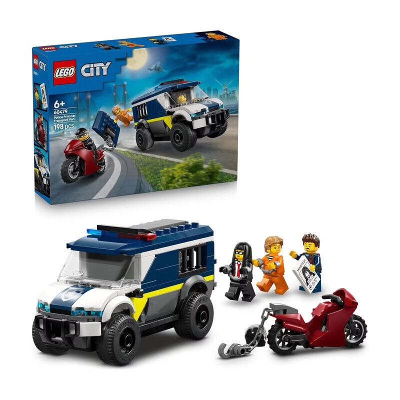 LEGO City 60479 Police Prisoner Transport Van Set - Image 1