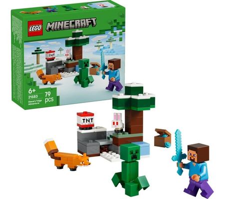 LEGO Minecraft 21583 Steve's Taiga Adventure