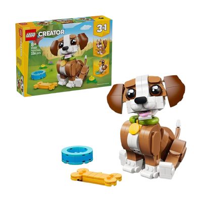 LEGO Creator 31382 3-in-1 Cute Animals: Playful Puppy Dog Set